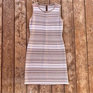 St John by Marie Gray Knit Dress FLAWED